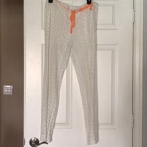 Victoria’s Secret white beach cover-up pants